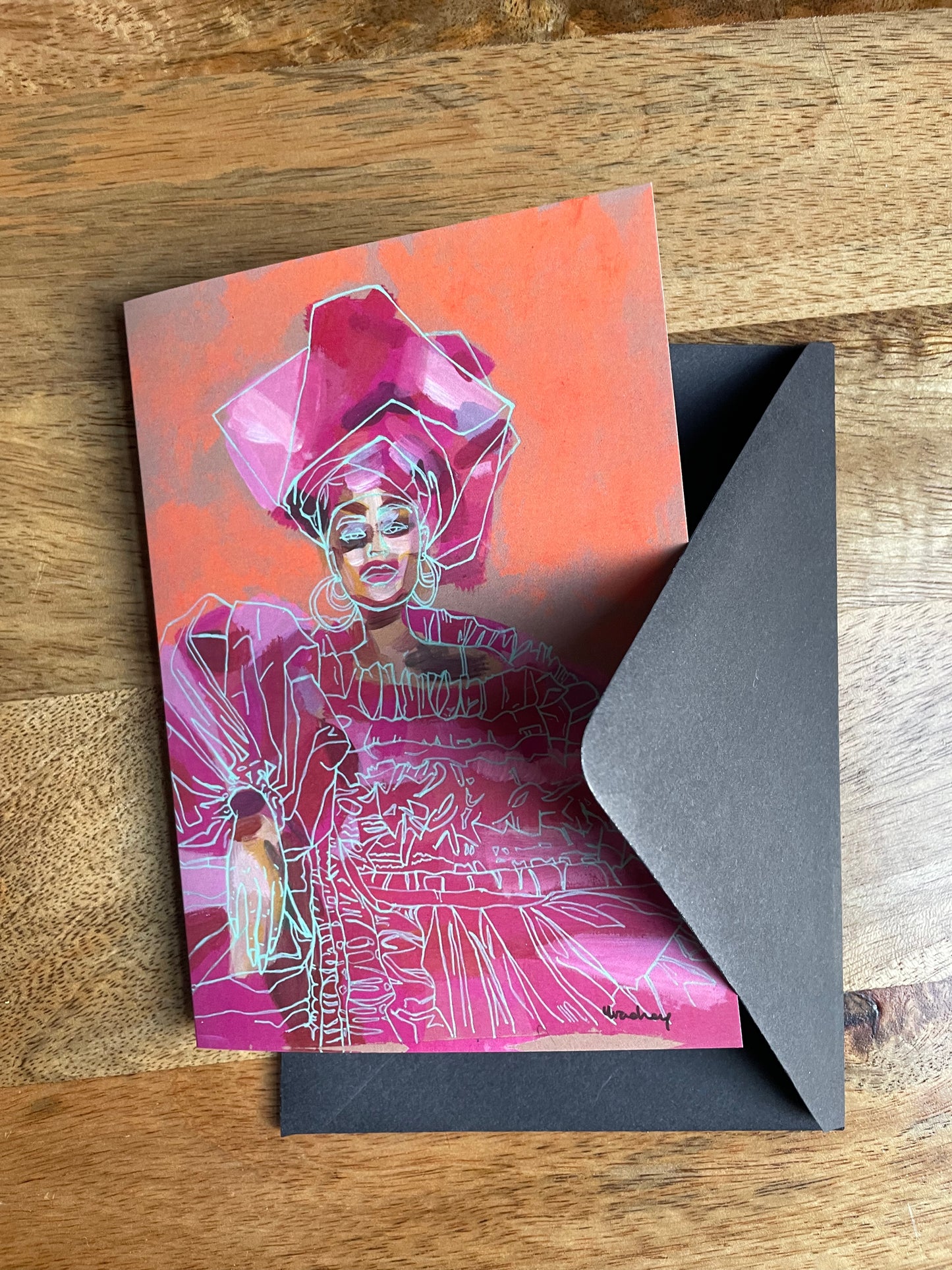 'Gele' Greetings Card