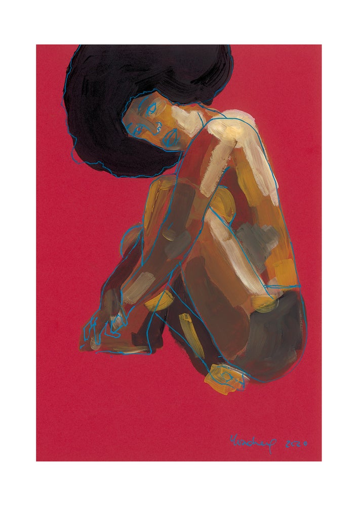 black british portrait art