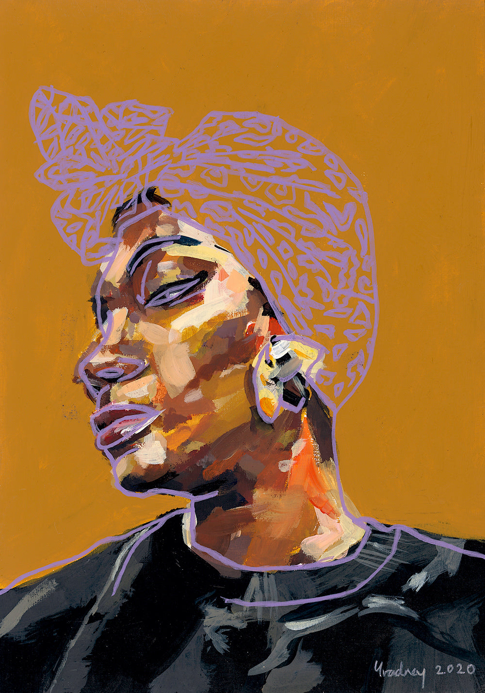 'Headwrap No. 3' Giclee Print