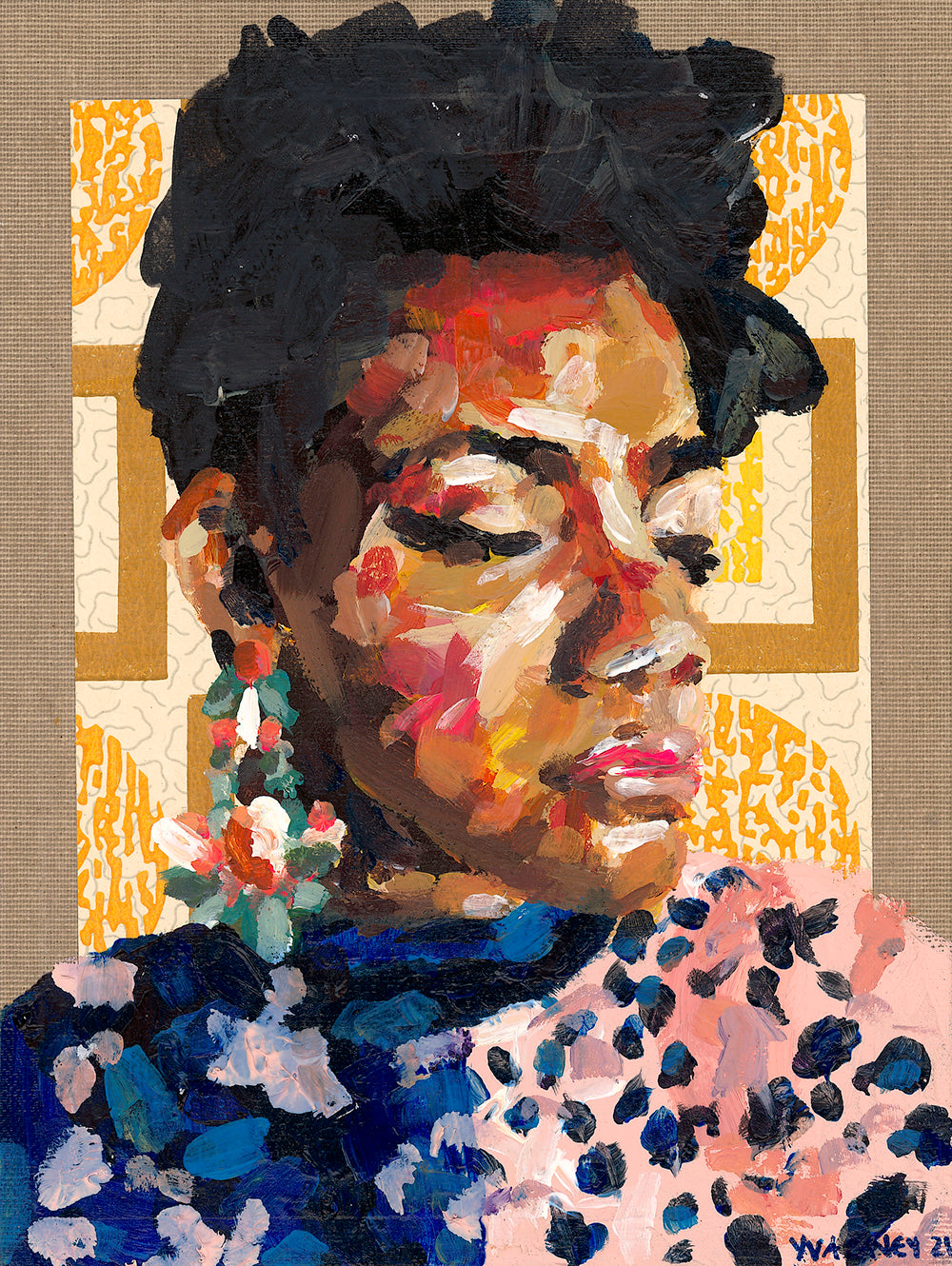 'Self Portrait in Jazz' Giclee Print