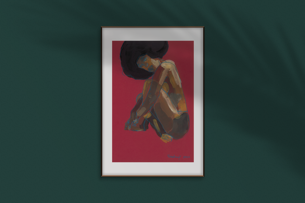 black british portrait art