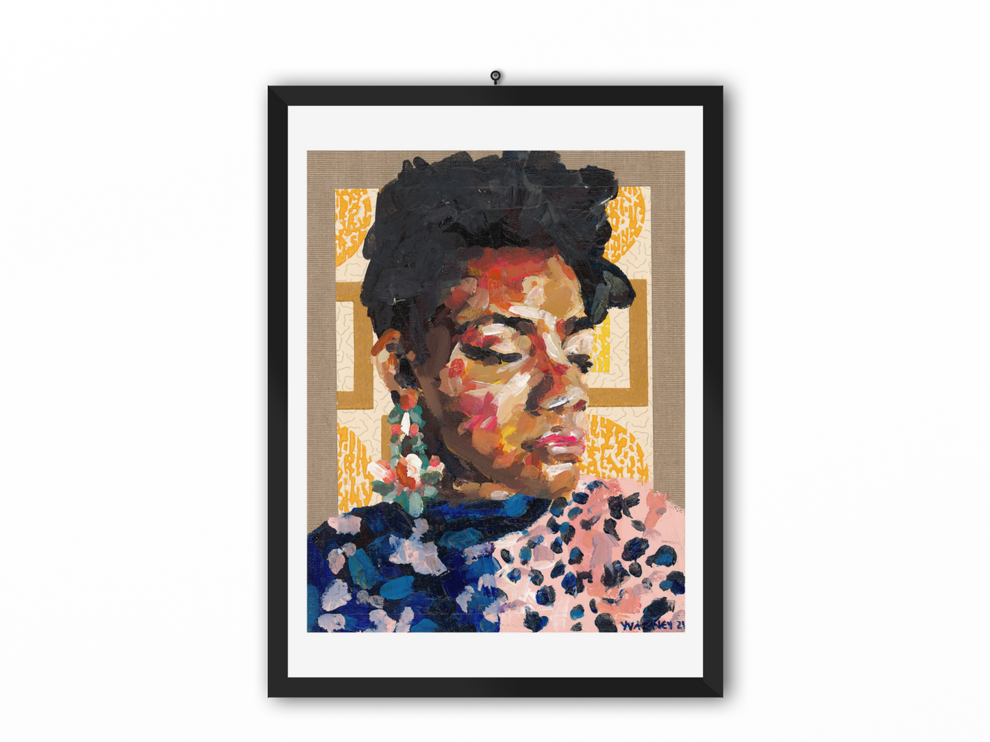 'Self Portrait in Jazz' Giclee Print