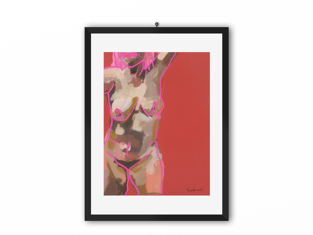 'Happy Nude' Giclée Print
