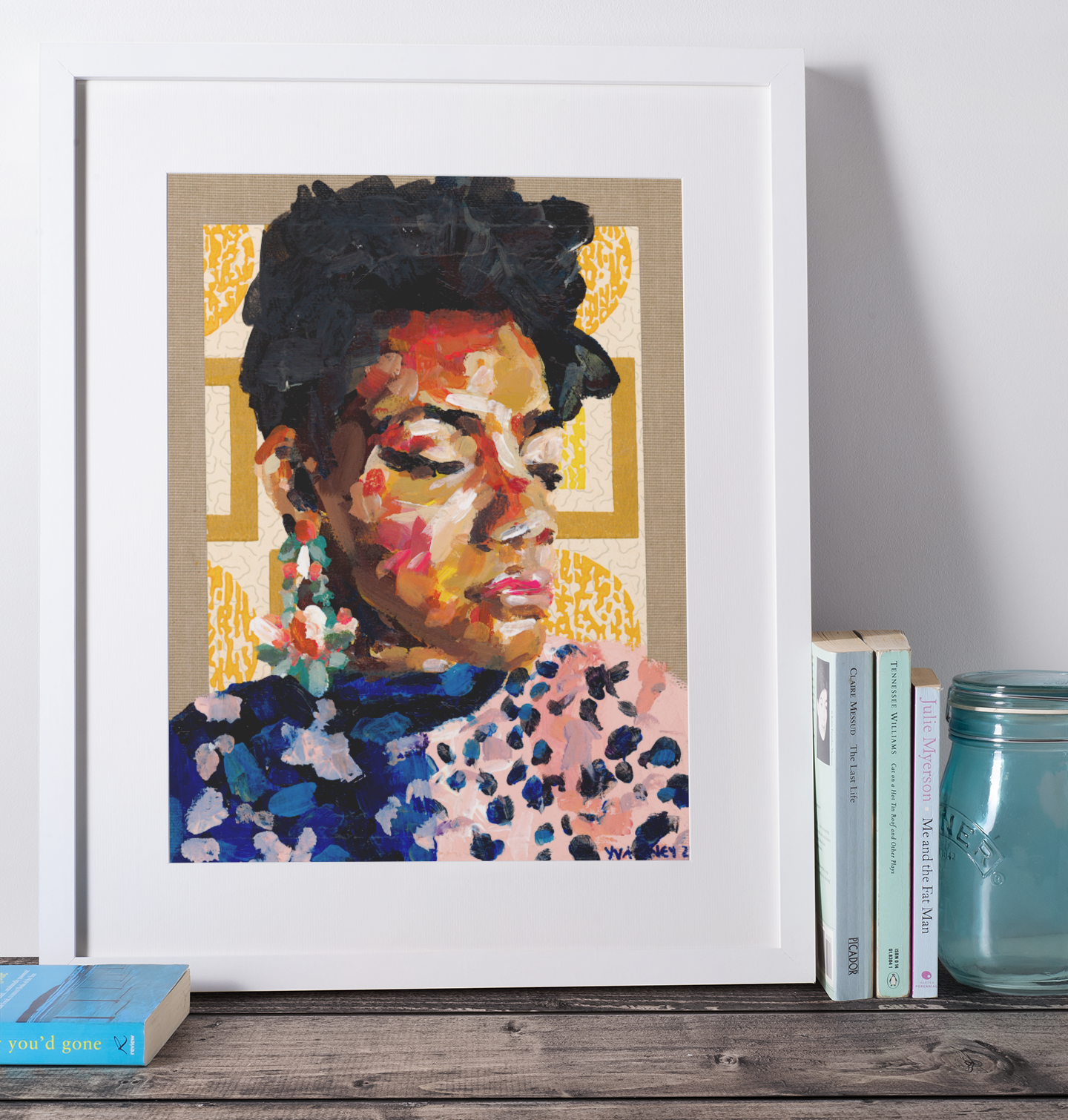'Self Portrait in Jazz' Giclee Print