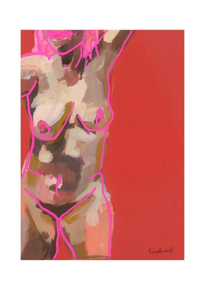 'Happy Nude' Giclée Print