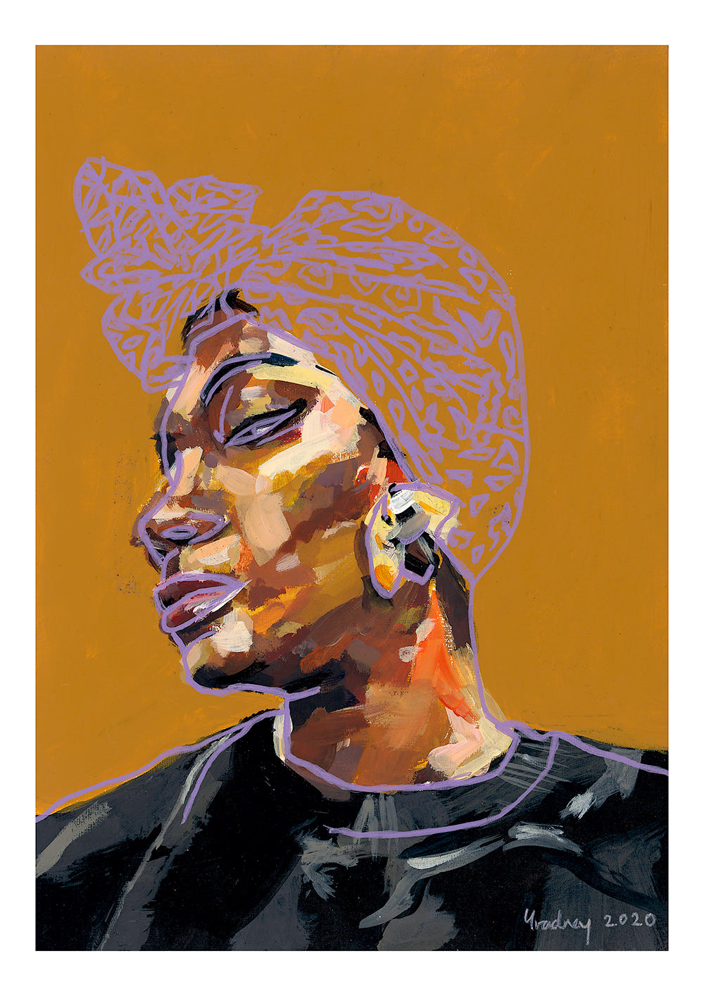 'Headwrap No. 3' Giclee Print